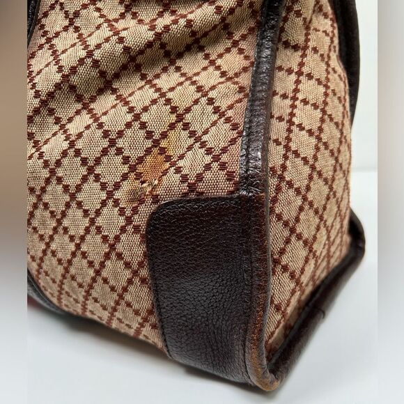 Gucci Web Duffle Bag Diamante Canvas Large - Picture 4 of 12